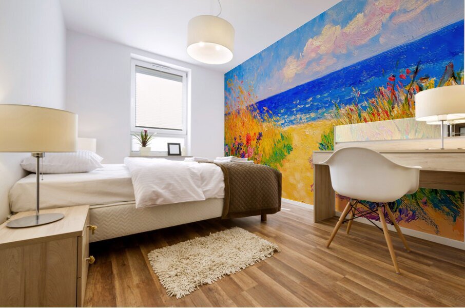 A Breath of Fresh Sea Air Mural print