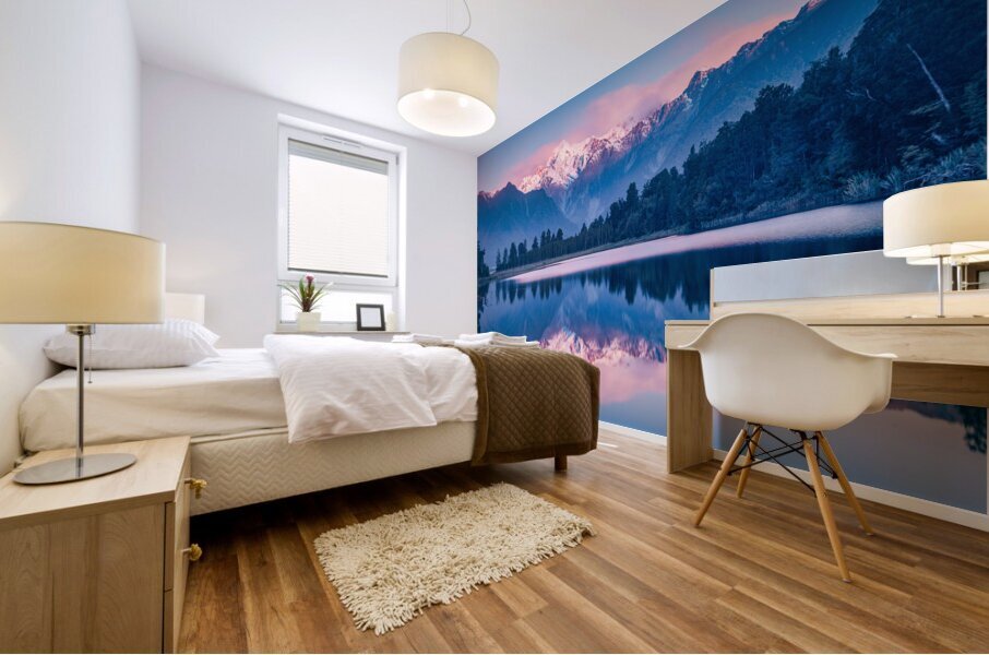 Lake Matheson View Mural print