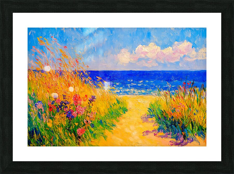 A Breath of Fresh Sea Air Picture Frame print