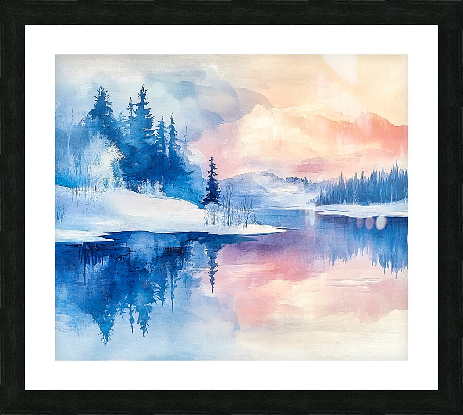Colour of Winter Picture Frame print