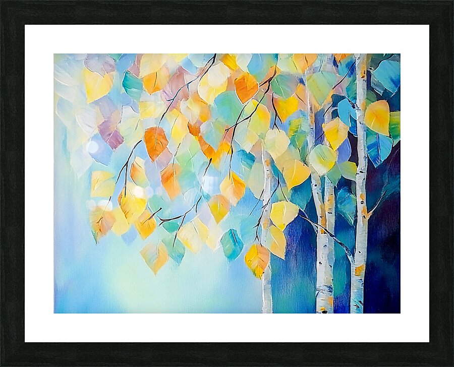 Leafy Picture Frame print