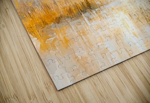 Ducks in Flight Over a Lake Travelling Light puzzle