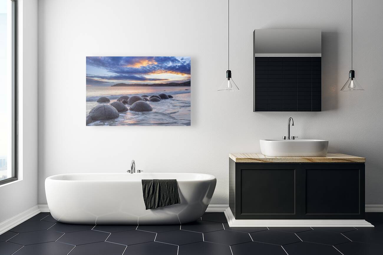 Moeraki Boulders New Zealand Reproduction