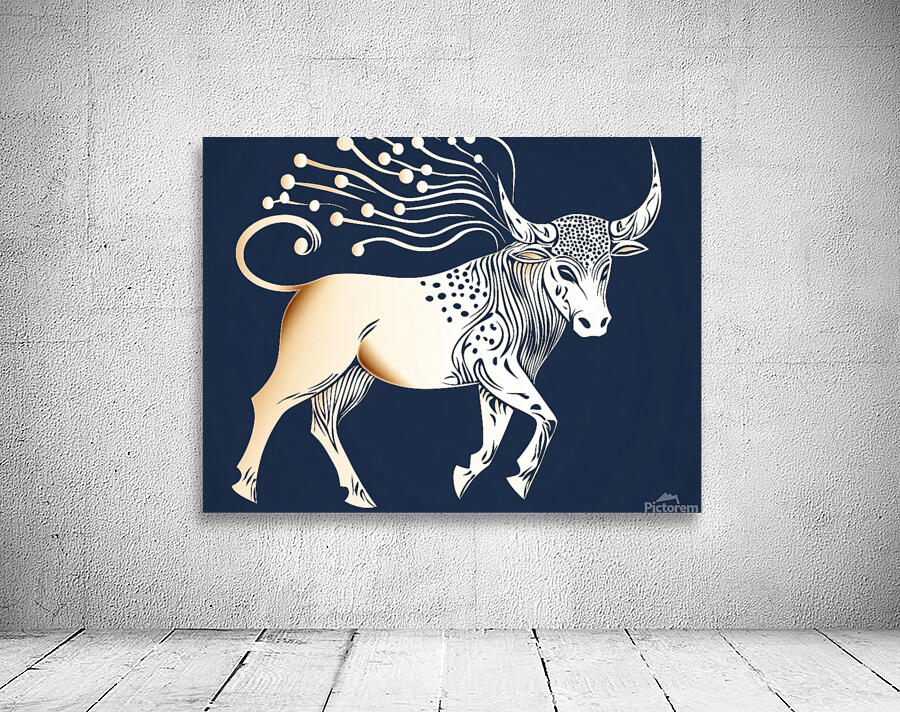 Signs of the Zodiac Taurus the Bull Wall Preview
