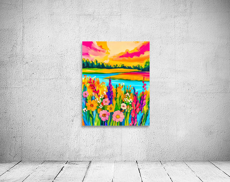 Landscape with Flowers Wall Preview