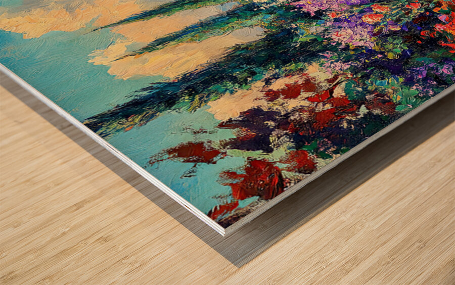 Garden Impression Wood print