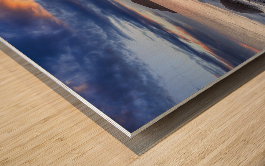 Moeraki Boulders New Zealand Wood print