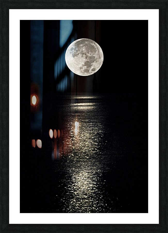 Tidal Moonbeam Picture Frame Printing