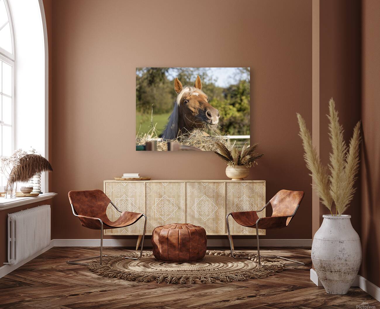 Palomino side eye Reproduction