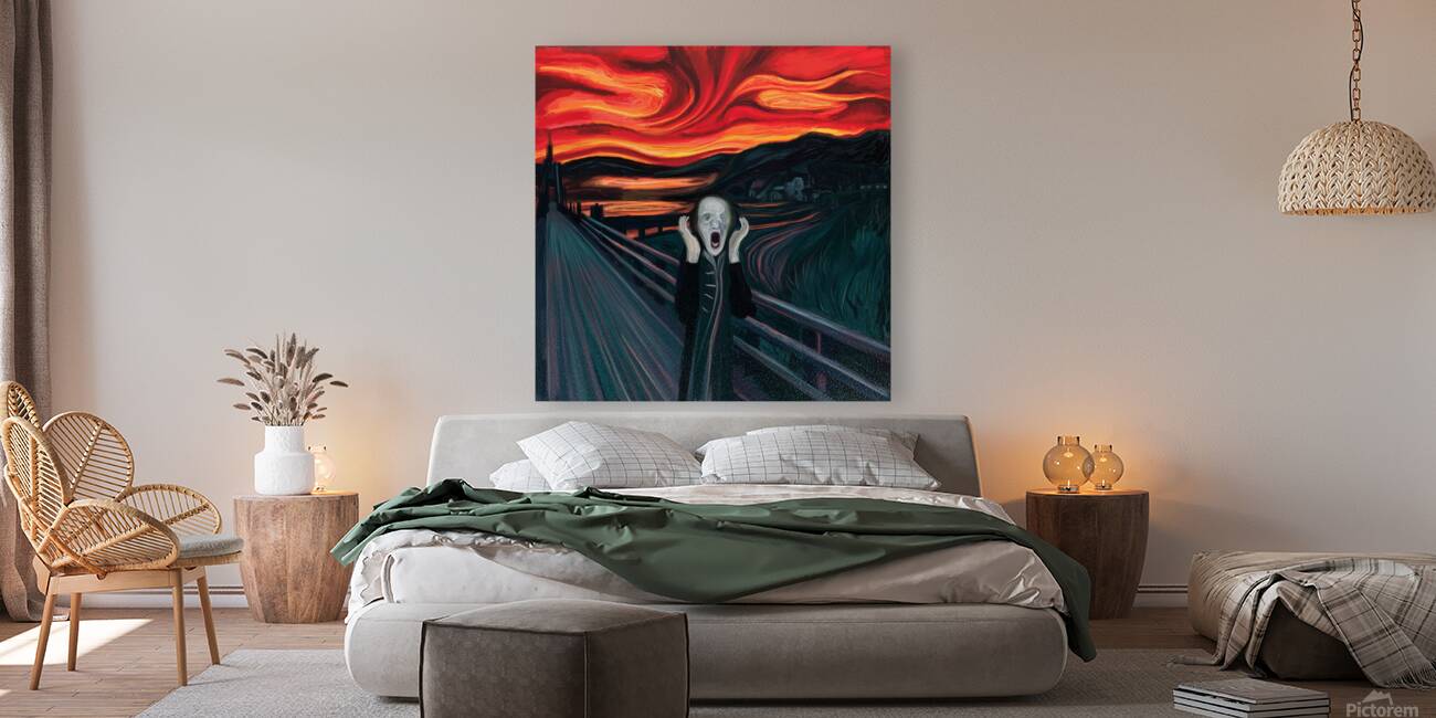 The Scream painting  Reproduction