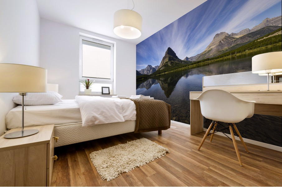 Many Glacier Mural print
