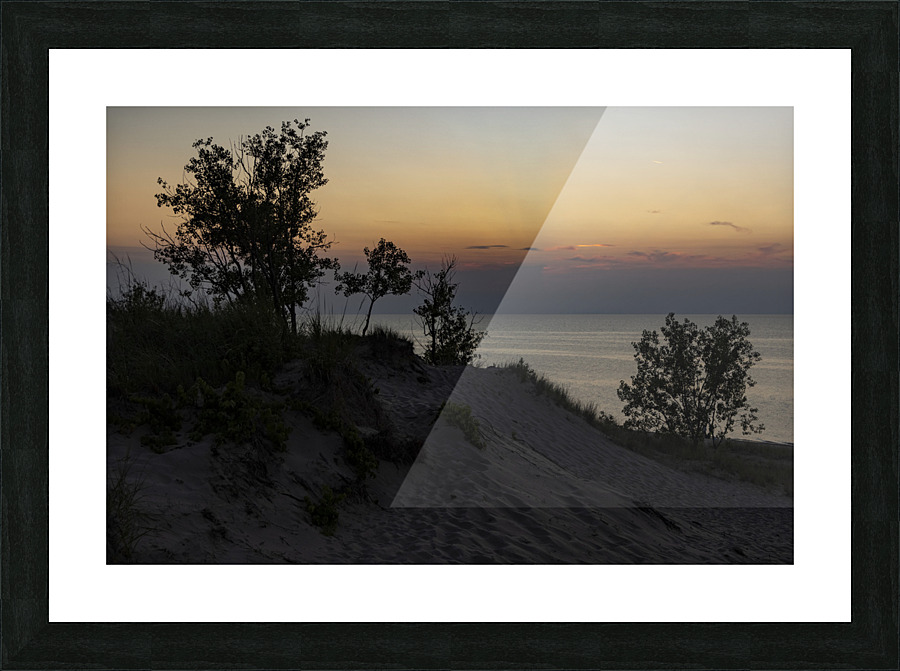 Lake Michigan Sunset Picture Frame print