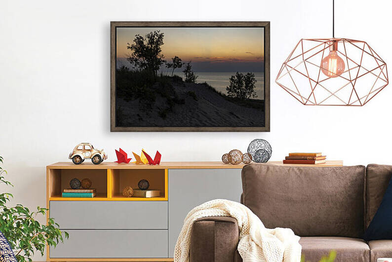 Lake Michigan Sunset Reproduction