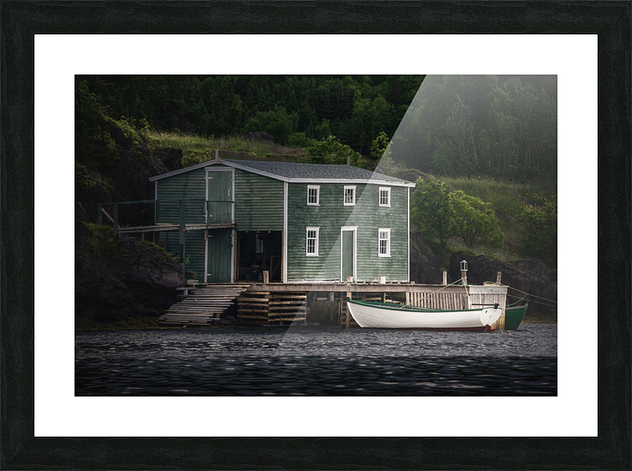 Emerald Stage Picture Frame print