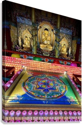 Buddha and Mandala  Canvas Print