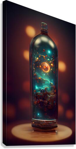 Nebula Tequila 03 Canvas Print