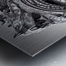 Knight Crocodile Metal print