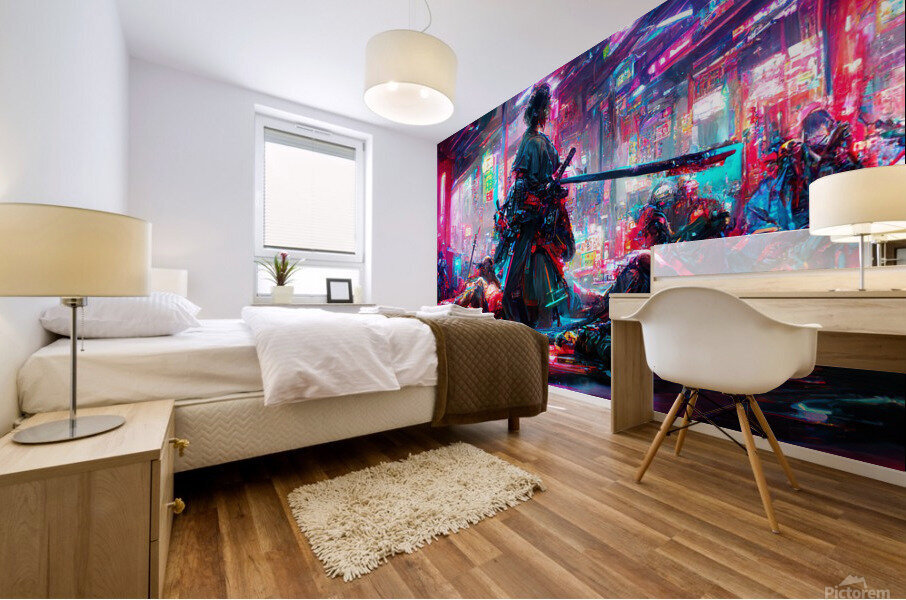 Last One Standing Mural print