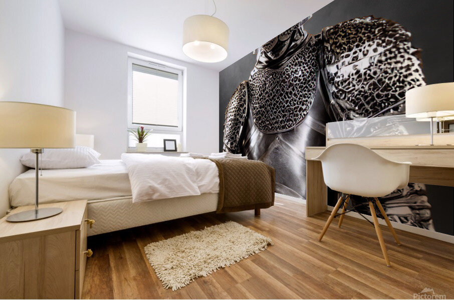 Knight Leopard Mural print