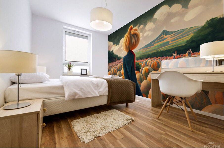 Infinite Pumpkin Spice Mural print