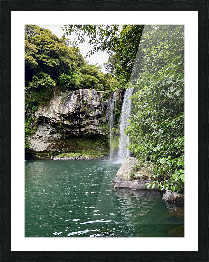 Cheonjiyeon Waterfall Picture Frame print
