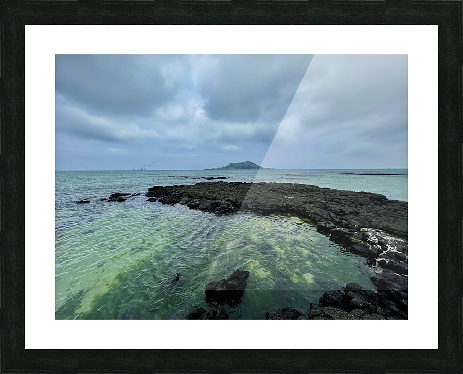 Hyeopjae Beach Picture Frame print