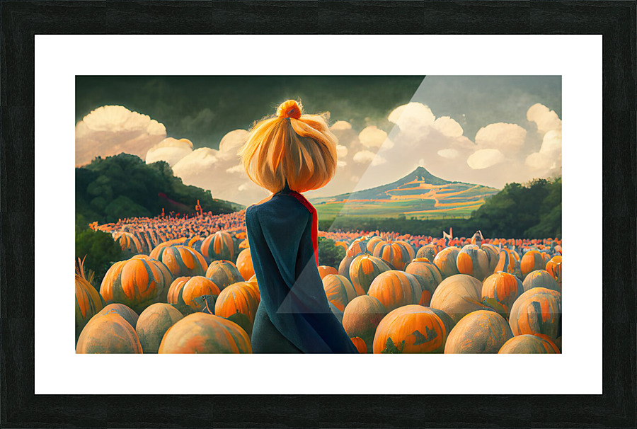 Infinite Pumpkin Spice Picture Frame print