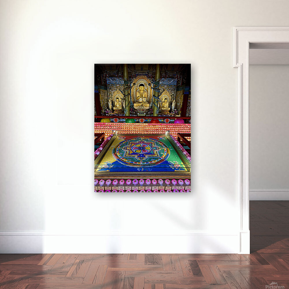 Buddha and Mandala  Reproduction