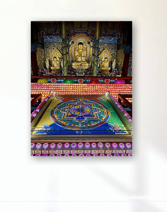 Buddha and Mandala  Reproduction