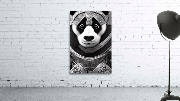 Knight Panda Wall Preview