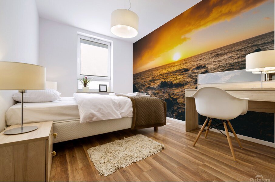 Kona Sunset Mural print
