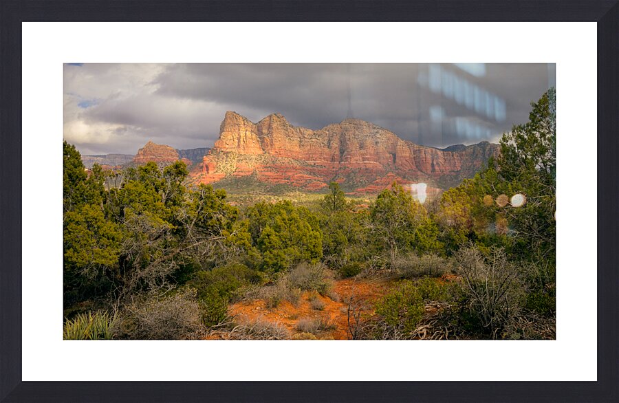 Behold Gibraltar Picture Frame print
