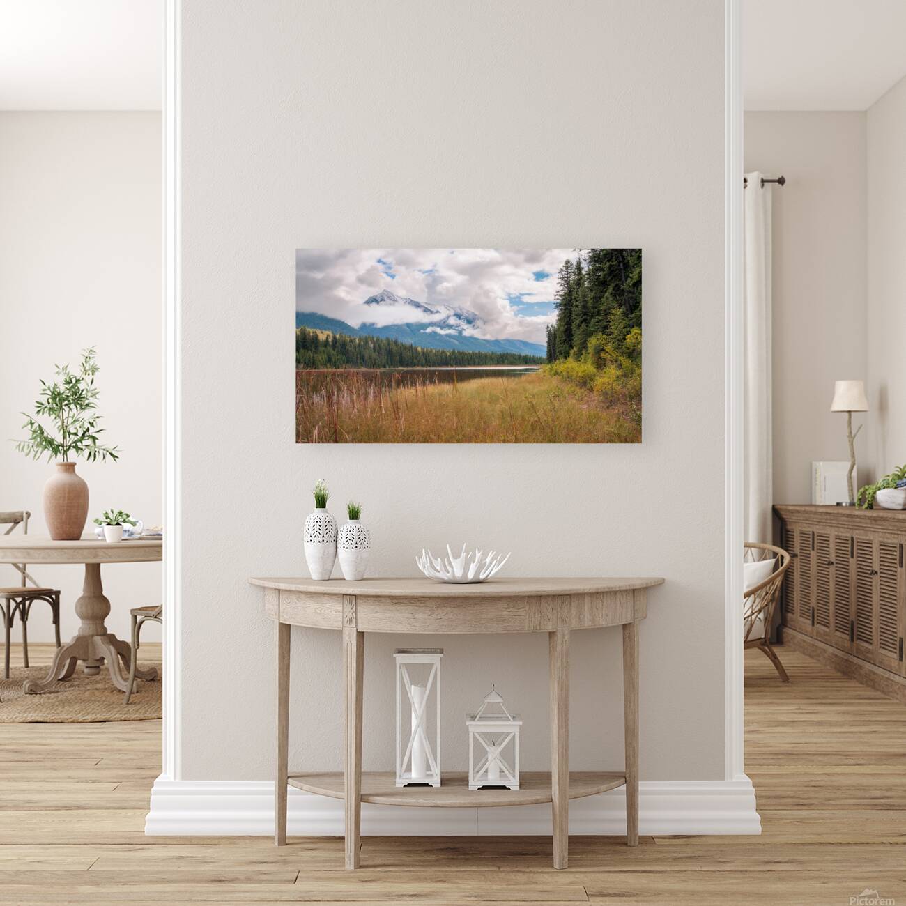 Calm Mountain View Reproduction