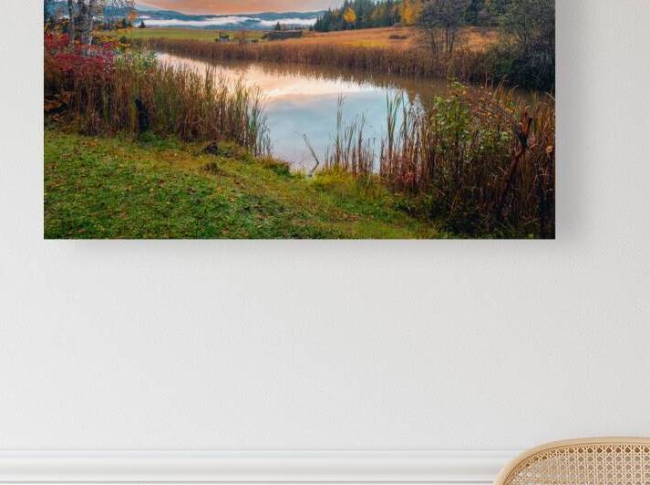 Dramatic Autumn Pond by Paul Skelhorne Photography