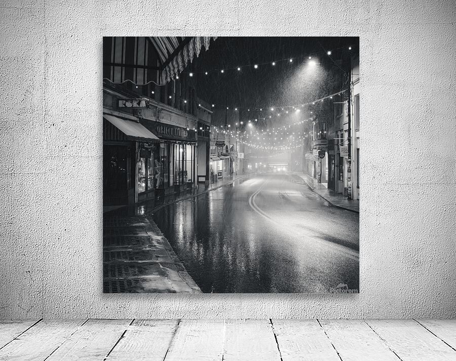 Bisbee By Night BW Wall Preview