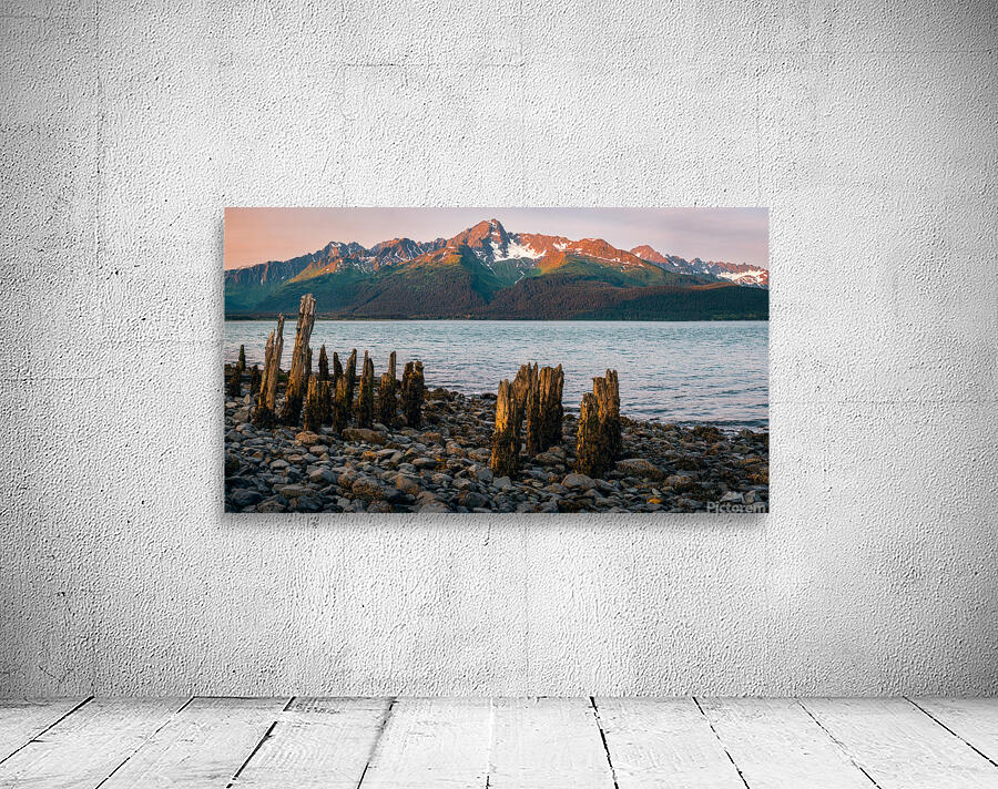 Coastal Mountain Evening Wall Preview