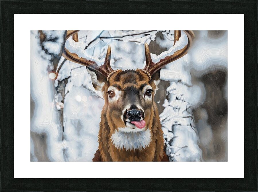 Buck Picture Frame print