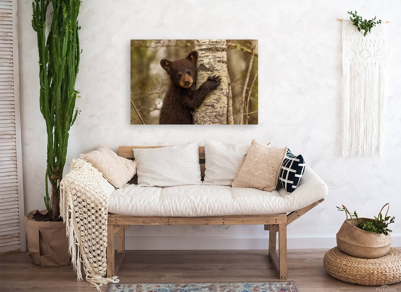 Cute Bear Cub Reproduction