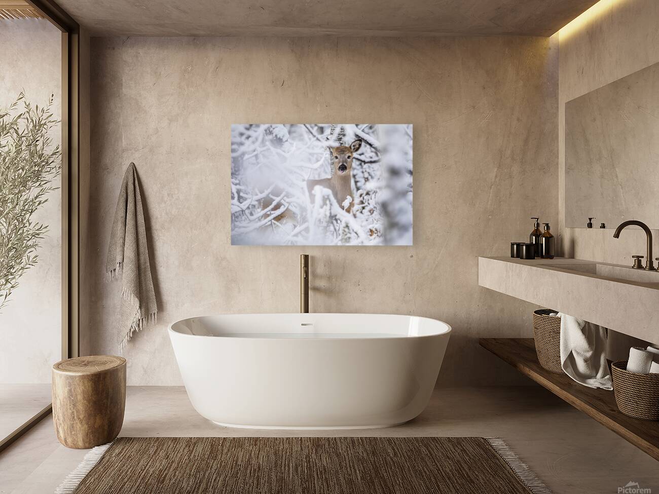 Deer Winter Wonder Reproduction