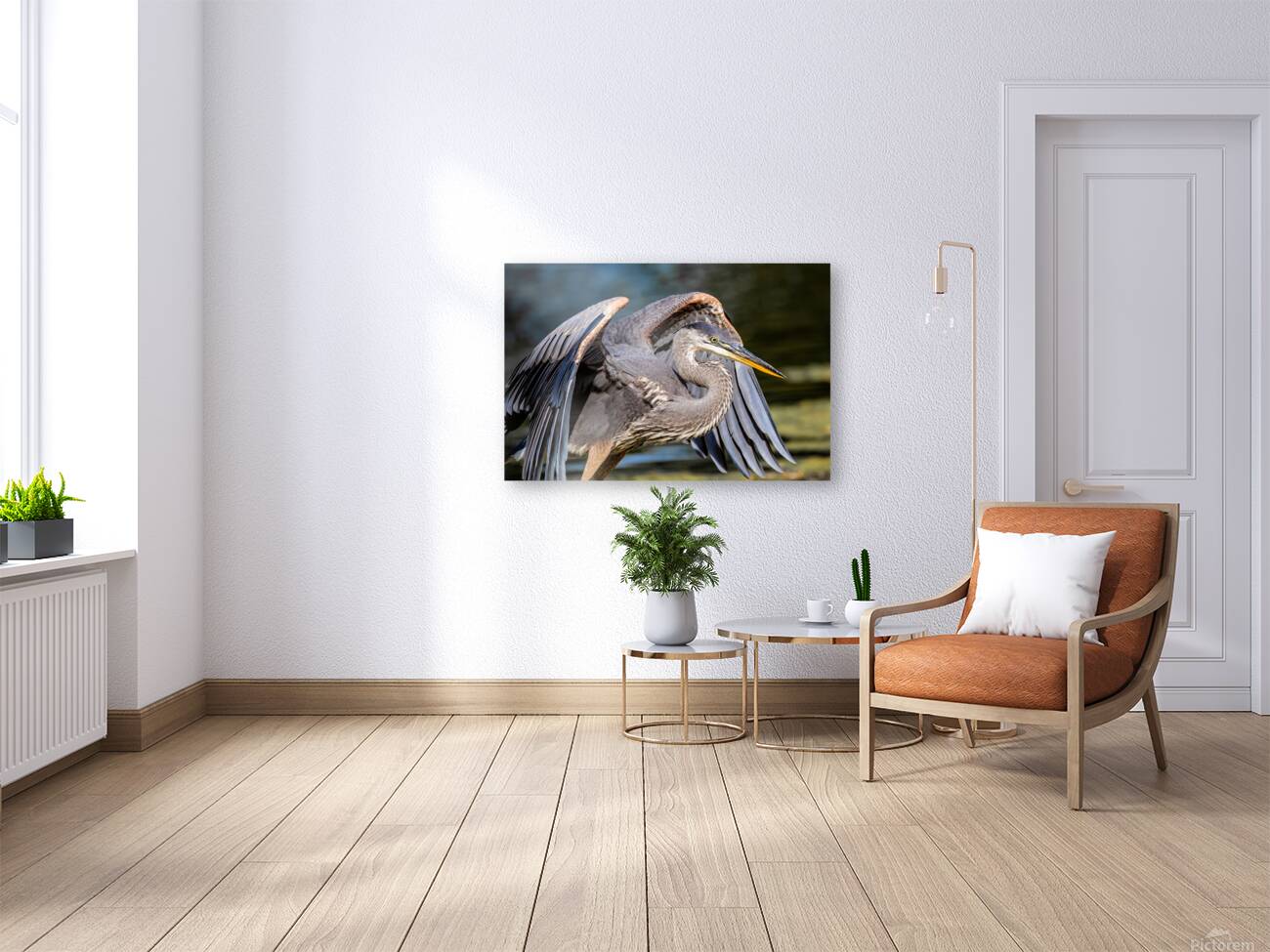 Blue Heron 2 Reproduction