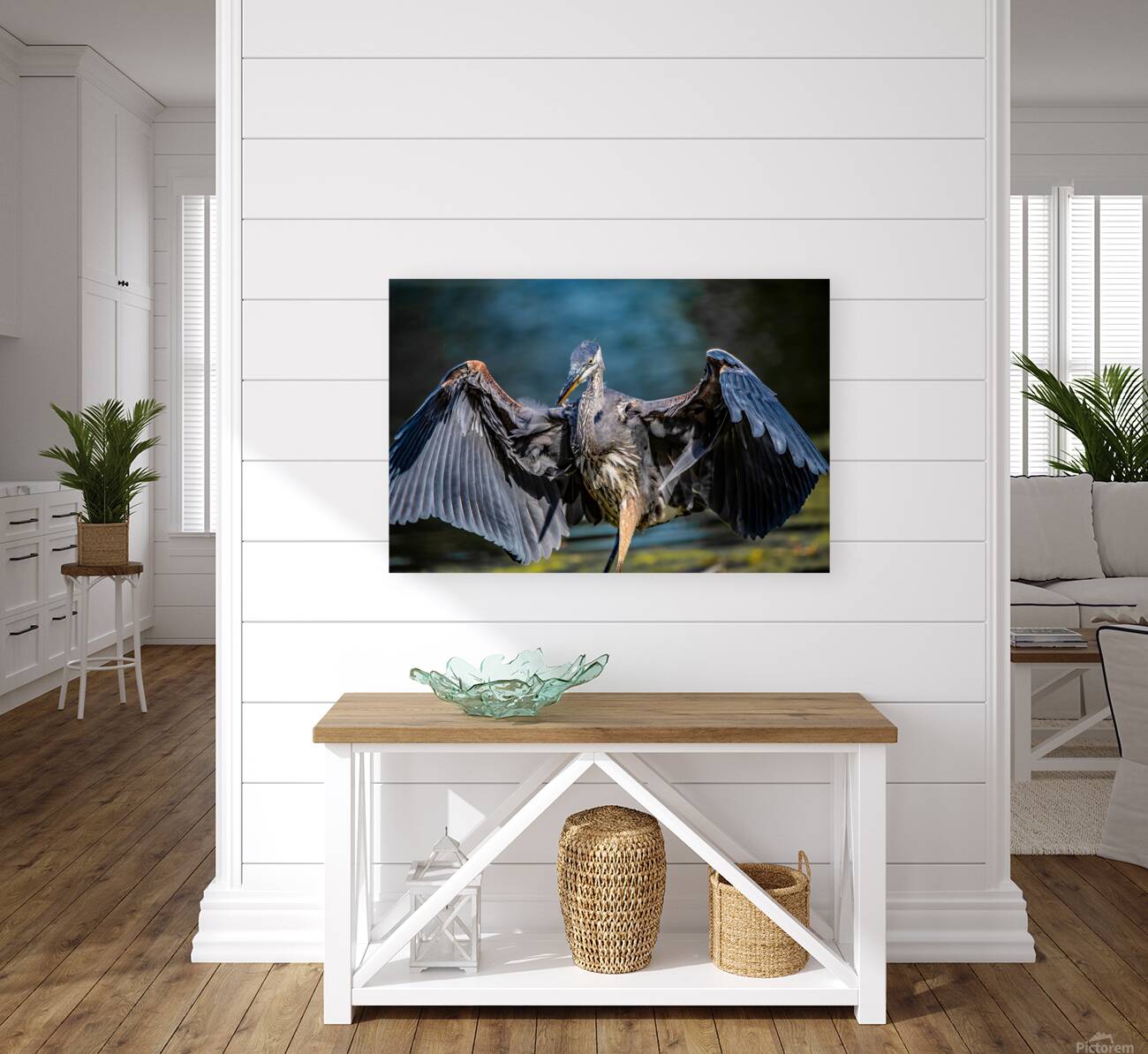 Blue Heron 2 Reproduction