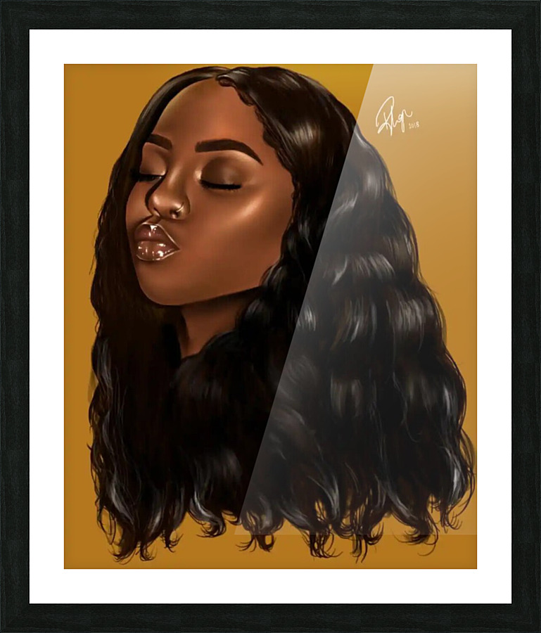 BLACK PRIDE Picture Frame print