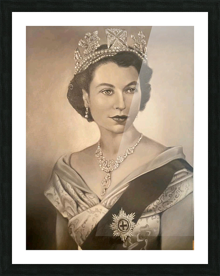 Queen Elizabeth 2  Picture Frame print