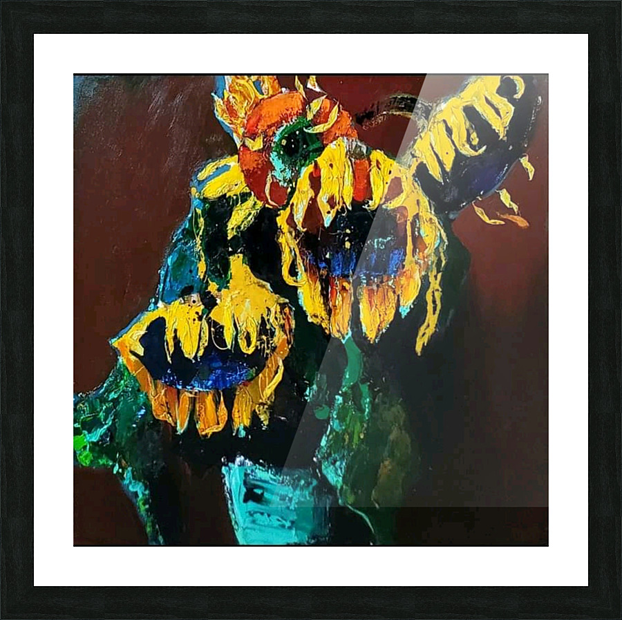 Anglican Flower Picture Frame print