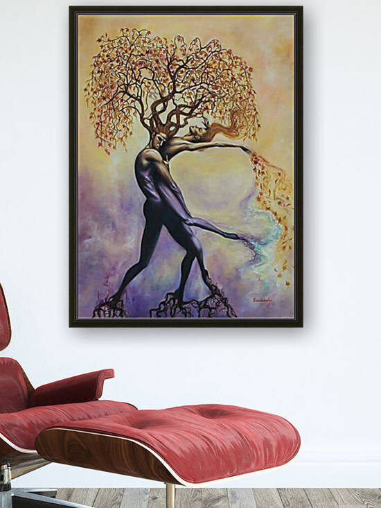 ART FLOWER COUPLE Reproduction
