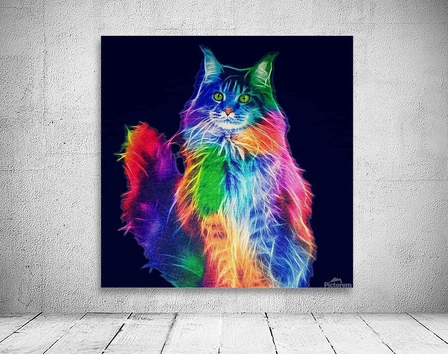 COLOURFUL CAT Wall Preview