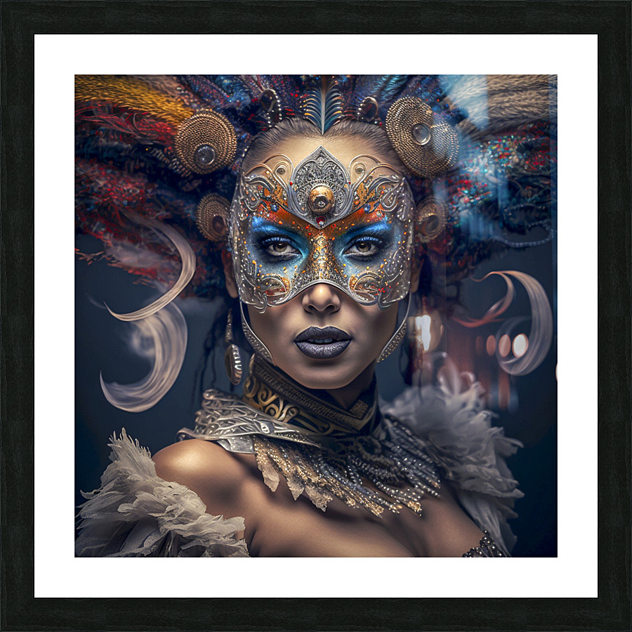 Carnaval 20 Picture Frame print