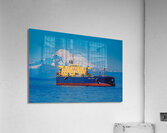 Mountain and Machine Acrylic Print