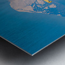 Mountain and Machine Metal print