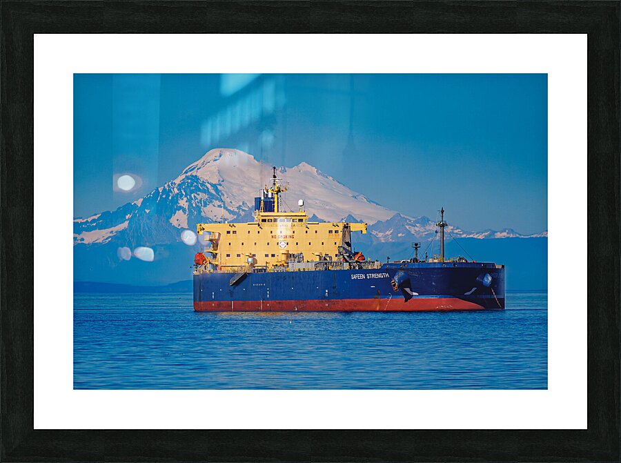 Mountain and Machine Picture Frame print